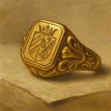 Печать на пальце: история золотых перстней для удостоверения подписи