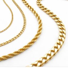 Как выбрать длину золотой цепочки